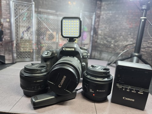 Cannon eos80d camera with two - eos80d,